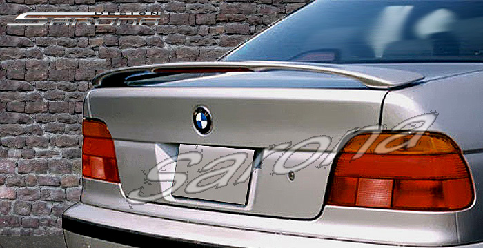 Custom BMW 5 Series Trunk Wing  Sedan (1997 - 2003) - $286.00 (Manufacturer Sarona, Part #BM-015-TW)